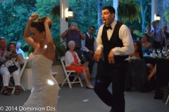 1st dance with custom DJ mashup     Wedding at Lansdowne Resort in Leesburg, Virginia by Dominion Wedding Entertainment